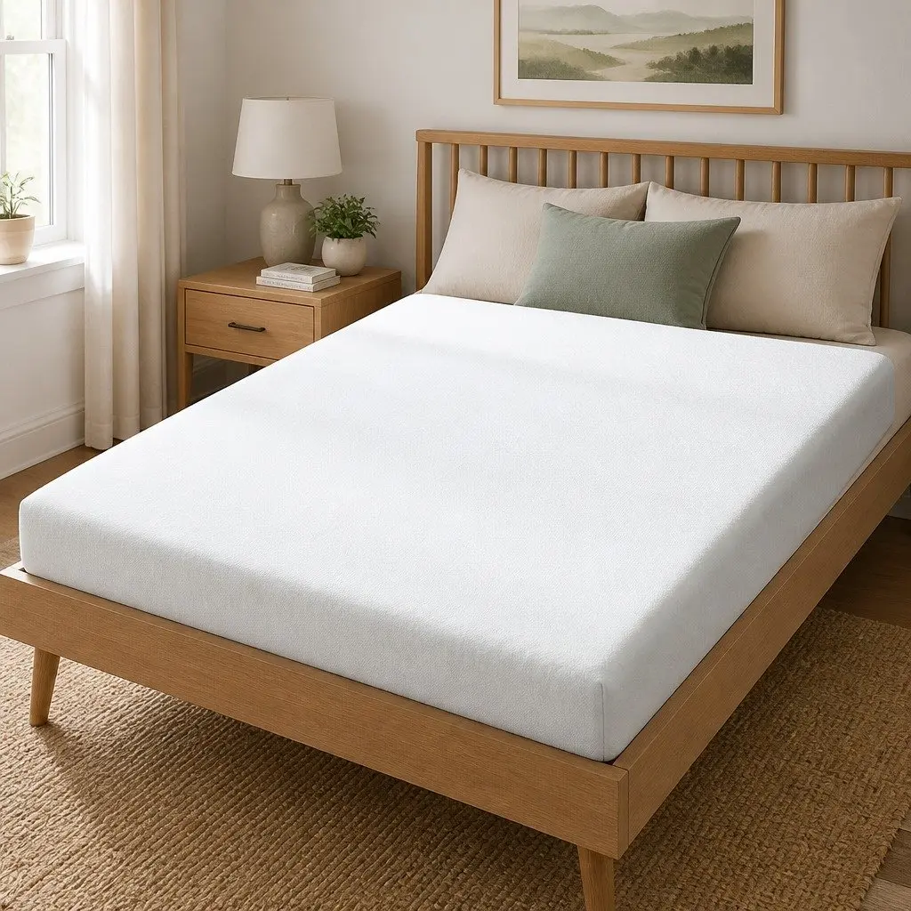 Memory Foam Mattress Topper Single Bed 10cm Cool Gel Bamboo Cover