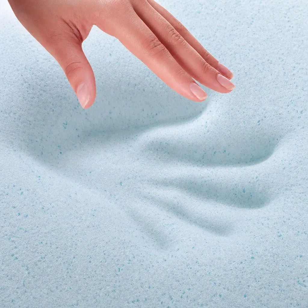 Memory Foam Mattress Topper Queen Gel-Infused Cool Sleep 5cm