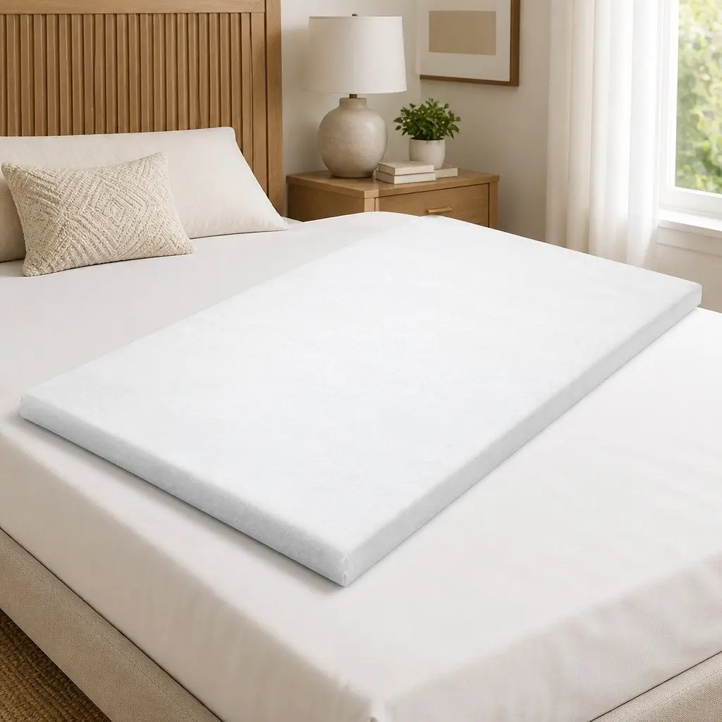 Memory Foam Mattress Topper Queen Gel-Infused Cool Sleep 5cm