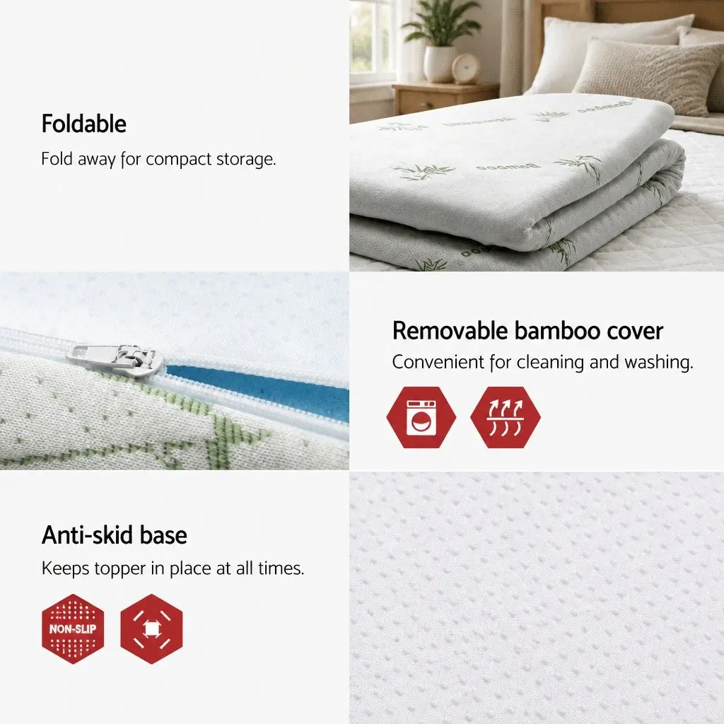 Gel-Infused Memory Foam Topper