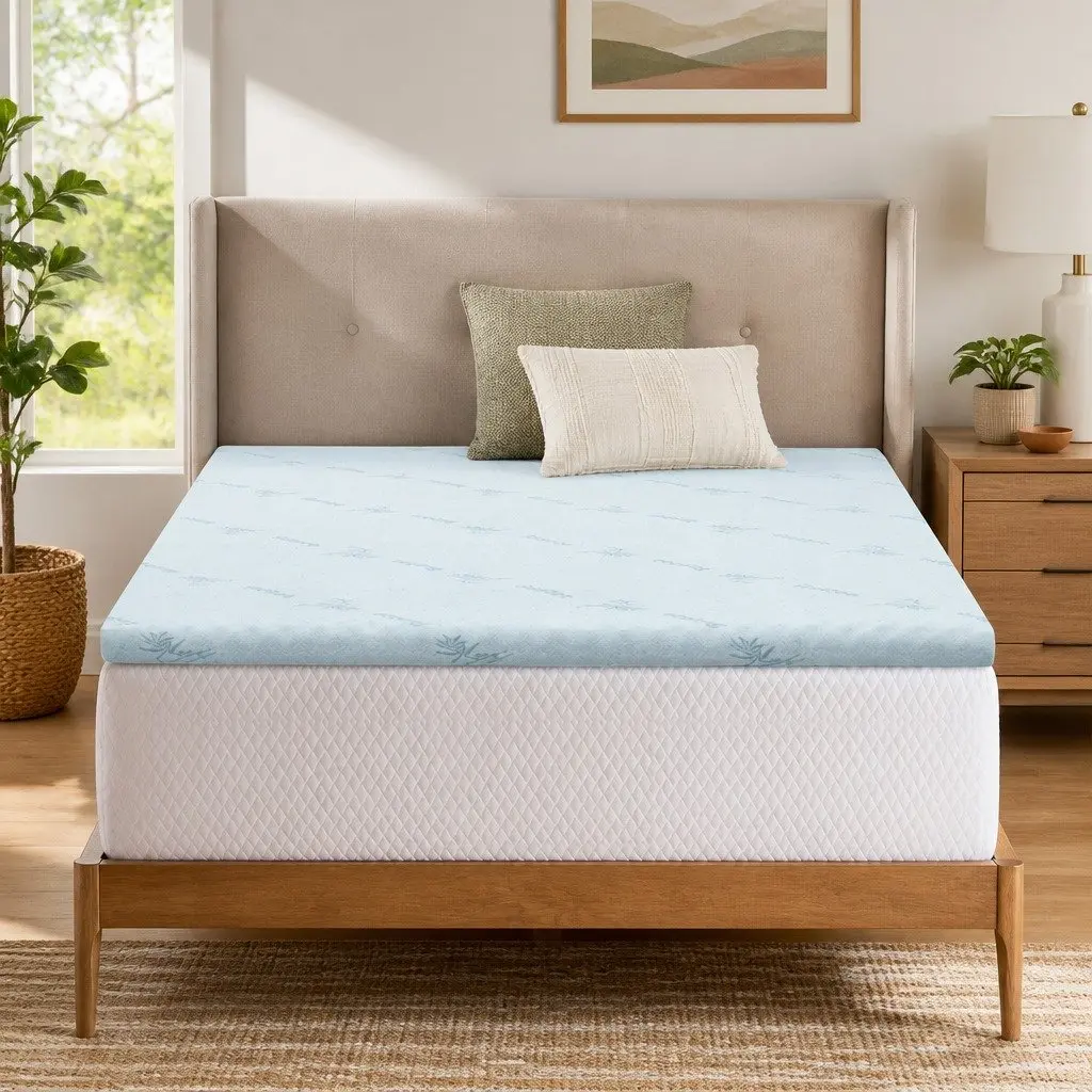 Gel-Infused Memory Foam Topper