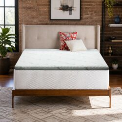 8cm Double Memory Foam Mattress Topper with Bamboo Cover