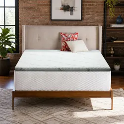 8cm Double Memory Foam Mattress Topper with Bamboo Cover