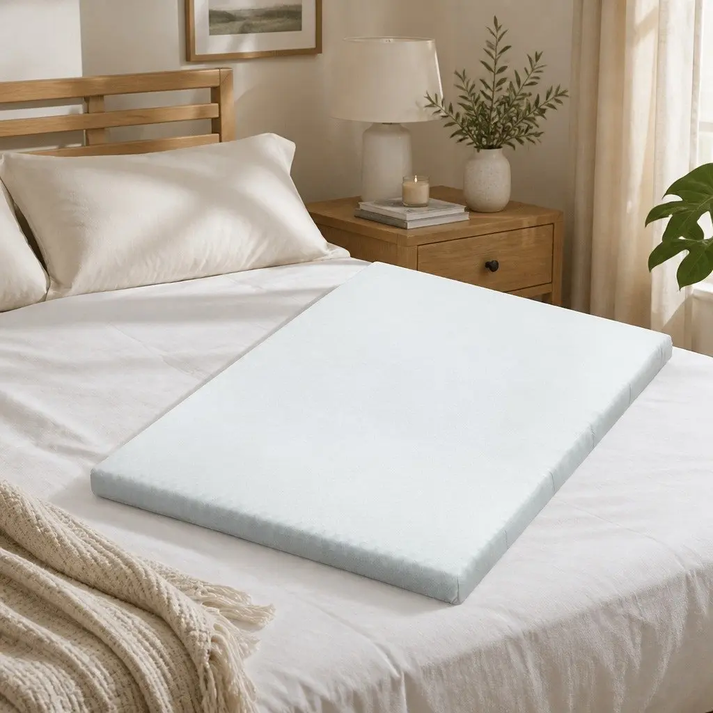 8cm Double Memory Foam Mattress Topper with Bamboo Cover