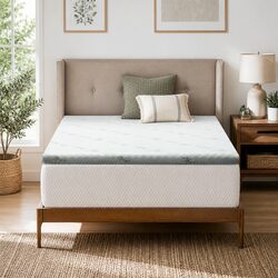 Memory Foam Mattress Topper Single - 190 x 90 x 8cm Dimensions