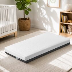 Cot Mattress Specifications: 13cm Thick with Dual Foam Layers