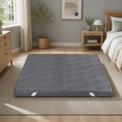 8cm Memory Foam Mattress Topper with Bamboo Cover - King
