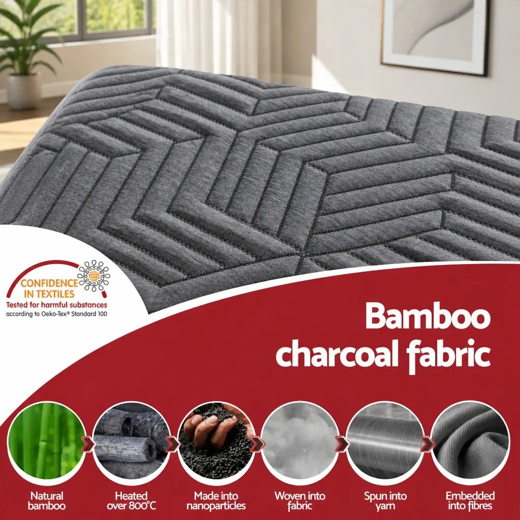 Single Bed Gel Infused Memory Foam Topper 8cm