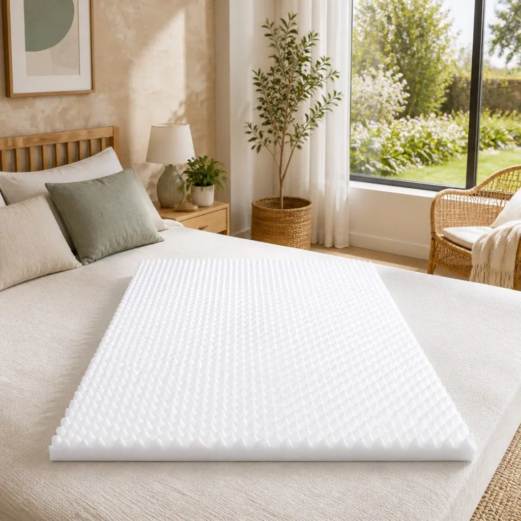 Egg Crate Memory Foam Topper 5cm for Queen