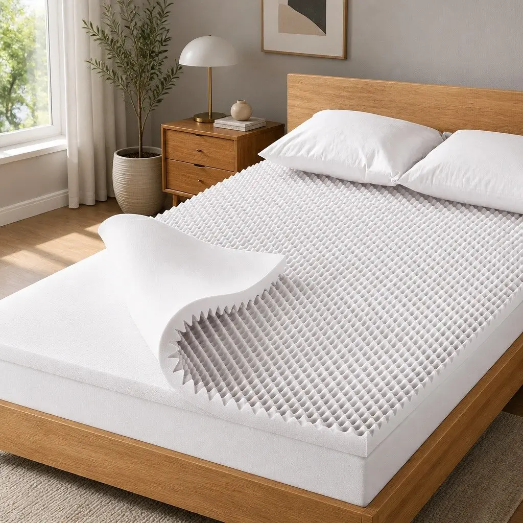 5cm Single Bed Memory Foam Mattress Topper