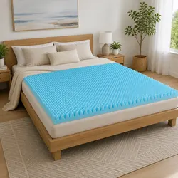 8cm King Memory Foam Topper with Bamboo Cover