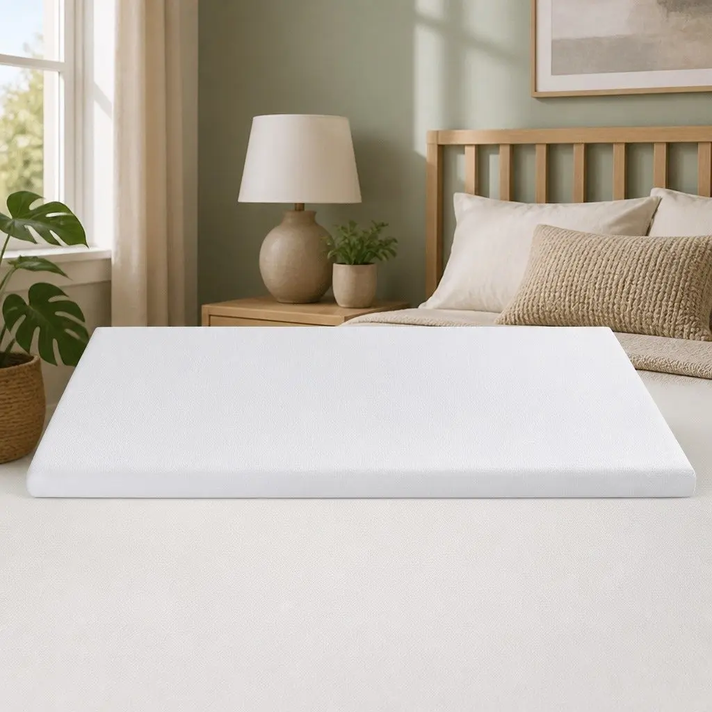 8cm King Memory Foam Topper with Bamboo Cover