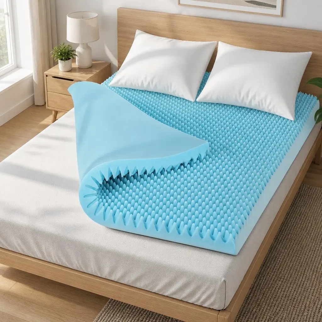 8cm King Memory Foam Topper with Bamboo Cover