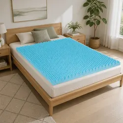 8cm King Single Memory Foam Topper with Gel and Bamboo Cover