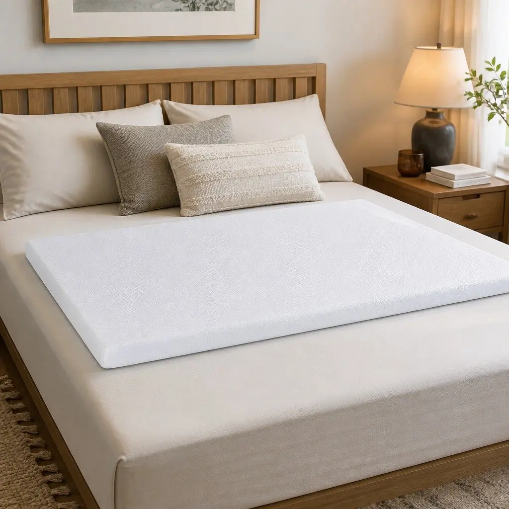 8cm Memory Foam Mattress Topper with Bamboo Cover