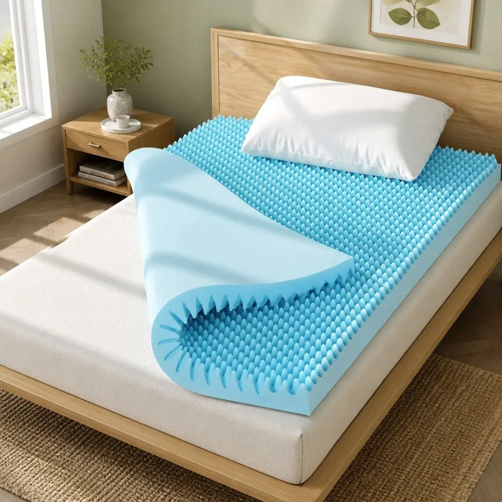 8cm Gel Memory Foam Mattress Topper