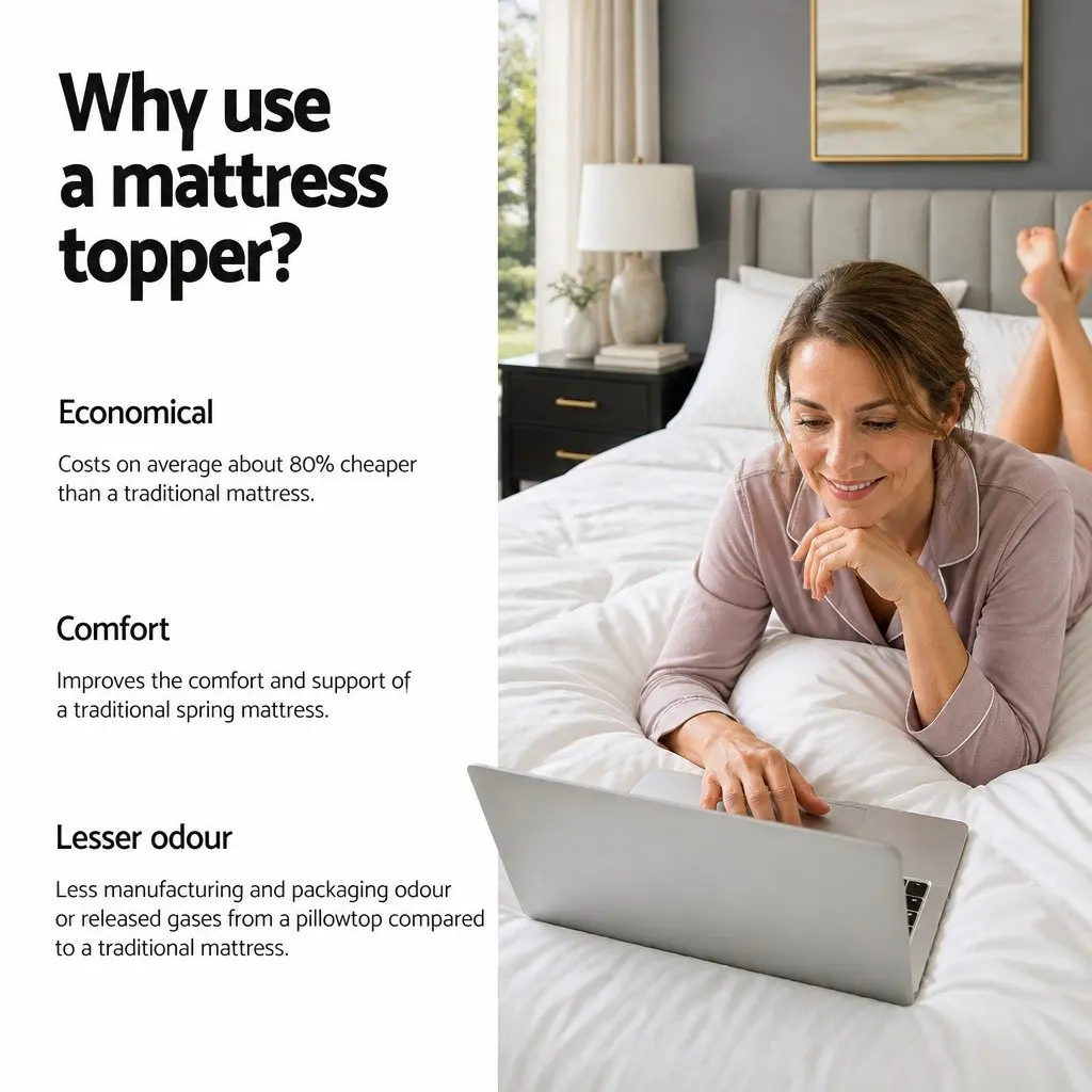 5cm King Single Memory Foam Topper