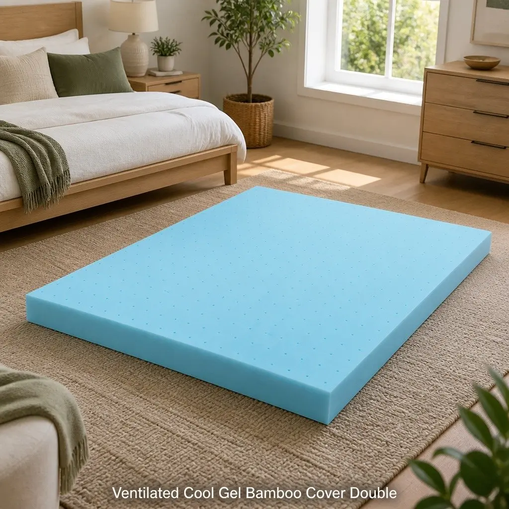 12cm Double Bed Memory Foam Mattress Topper