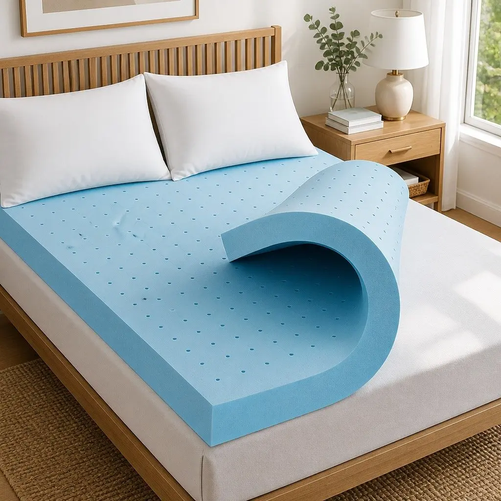 12cm Double Bed Memory Foam Mattress Topper