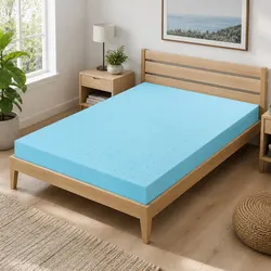 Memory Foam Topper Specs: 12cm Queen with Bamboo Cover