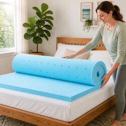 Specifications of Double Bed 5cm Ventilated Gel Memory Foam Topper