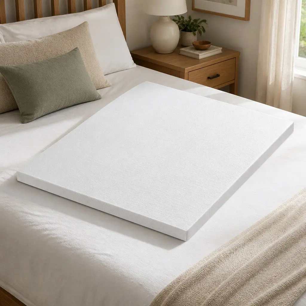 Memory Foam Mattress Topper Ventilated Cool Gel 8cm King Bed Comfort Support