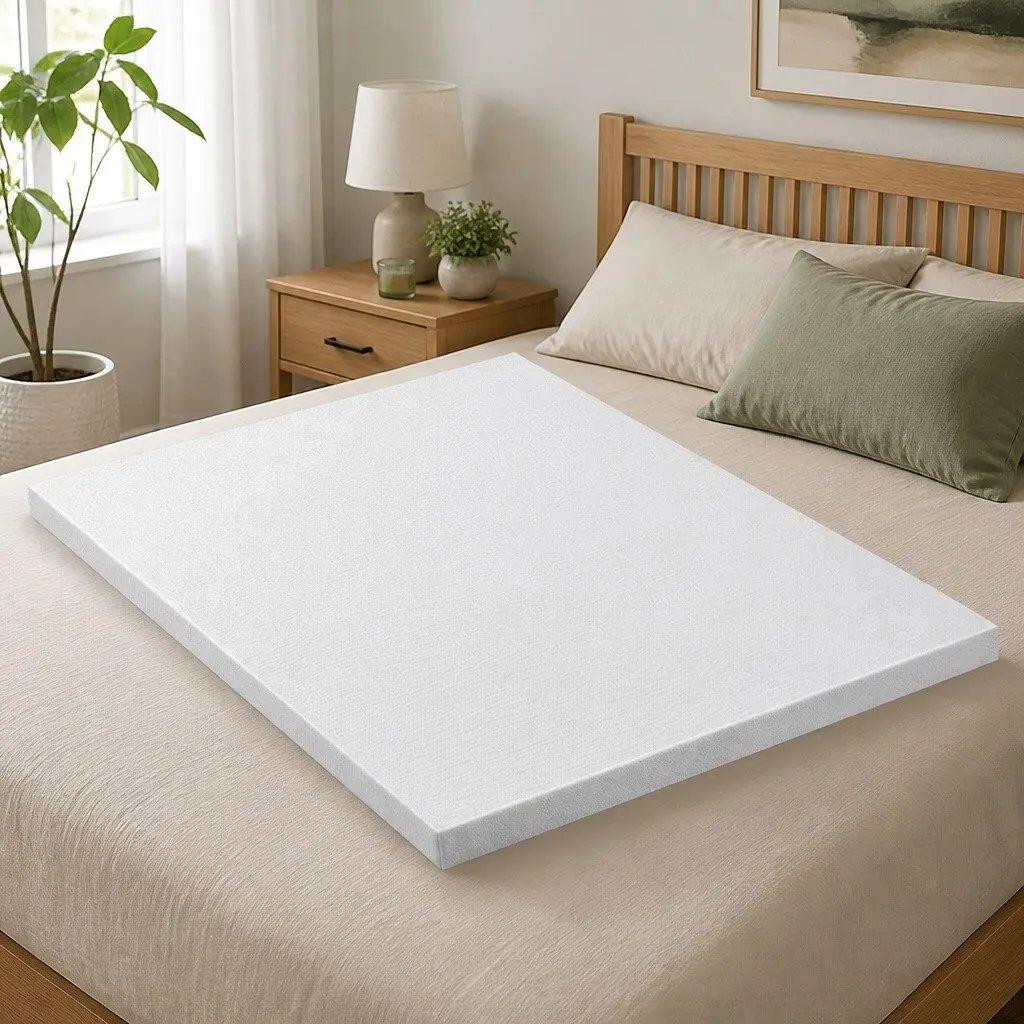 Memory Foam Mattress Topper Ventilated Cool Gel 8cm King Bed Comfort Support
