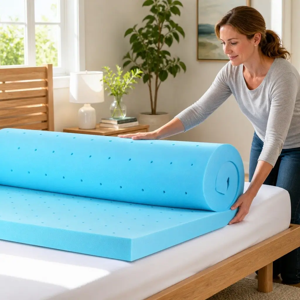 Single 8cm Memory Foam Mattress Topper
