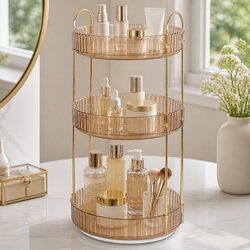 360° Rotating Makeup Organiser Dimensions and Details