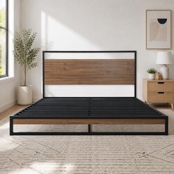 King Size Metal Bed Frame - Specs and Details Included