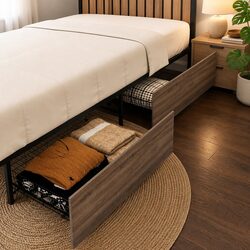 Under Bed Storage Trundle Drawers: 94.5cm L x 50cm W
