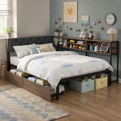 Specifications of King Single Bed Frame with Storage