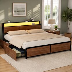 King Size Metal Bed Frame: Specs and Features Overview