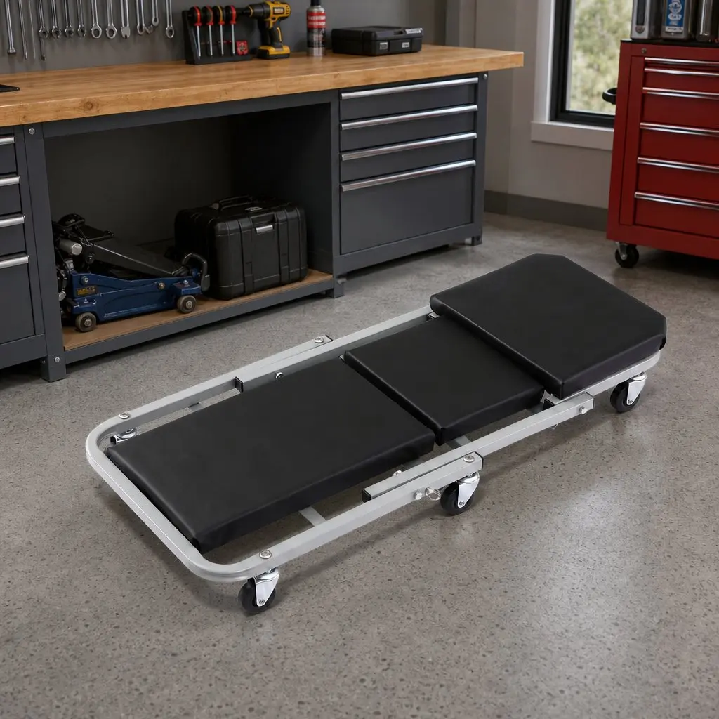 2-in-1 Garage Creeper and Stool