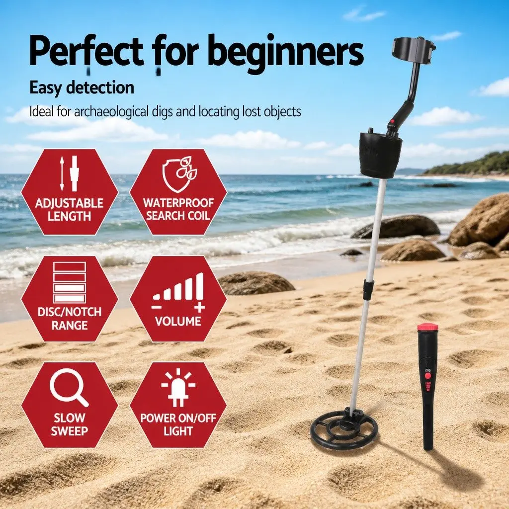 Metal Detector and Pinpointer Combo