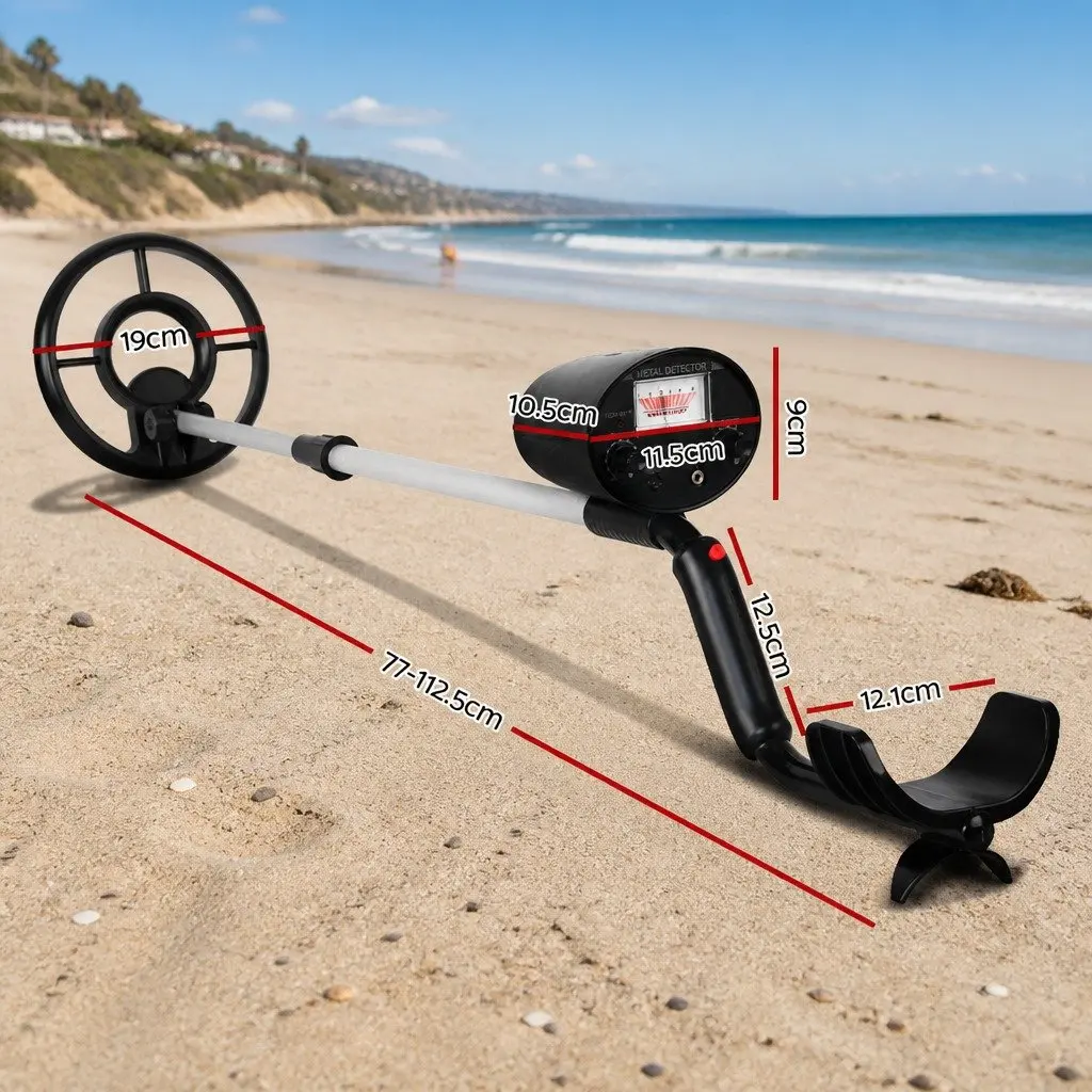 Metal Detector for Treasure Hunting with 180MM Waterproof Search Coil Adjustable Length