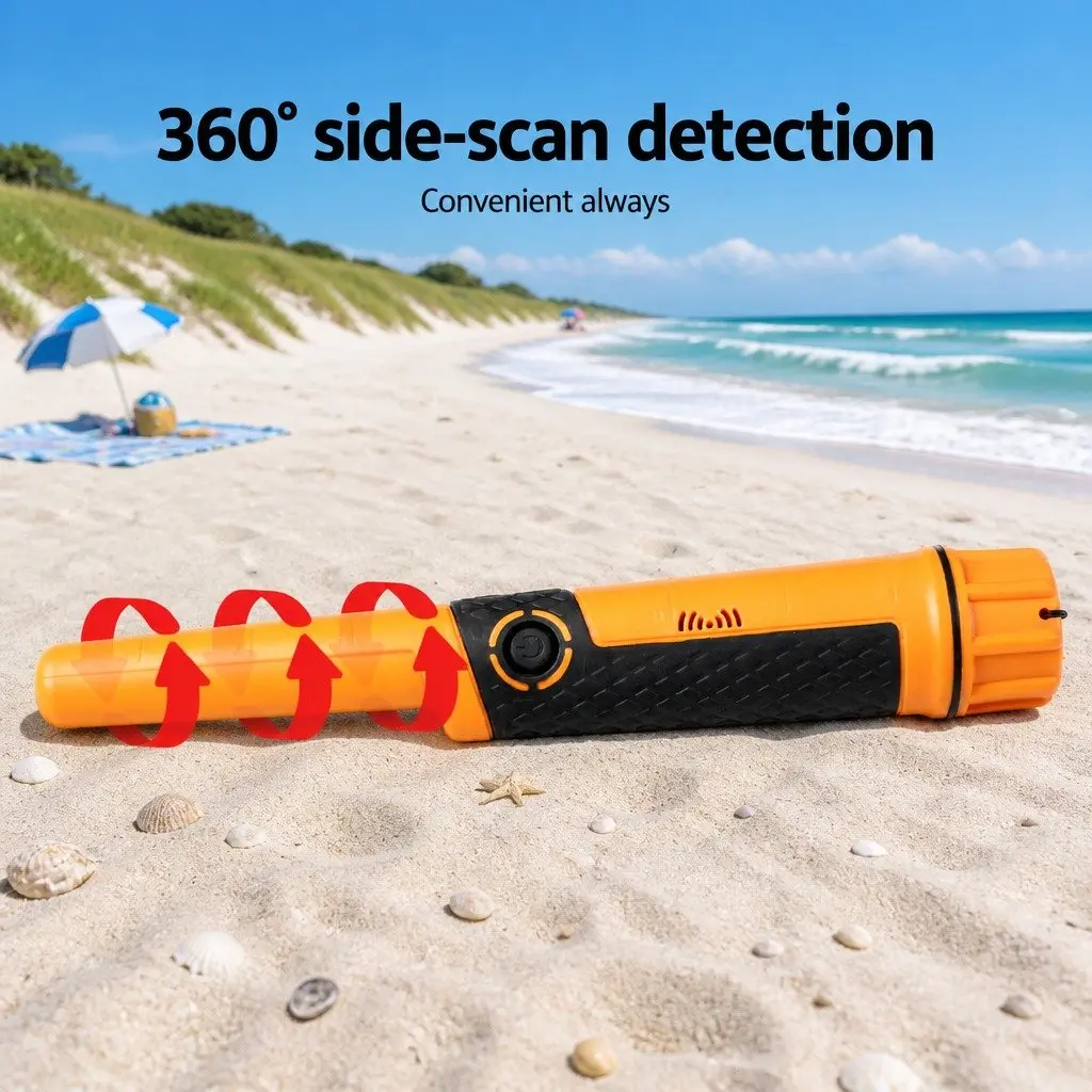 Metal Detector Handheld Waterproof 40MM for Indoor Outdoor Underwater Use
