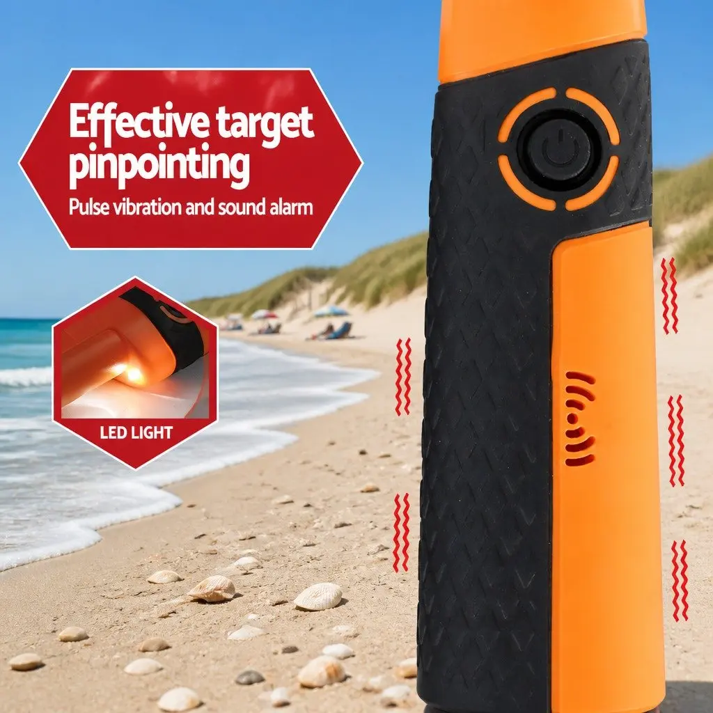 Metal Detector Handheld Waterproof 40MM for Indoor Outdoor Underwater Use