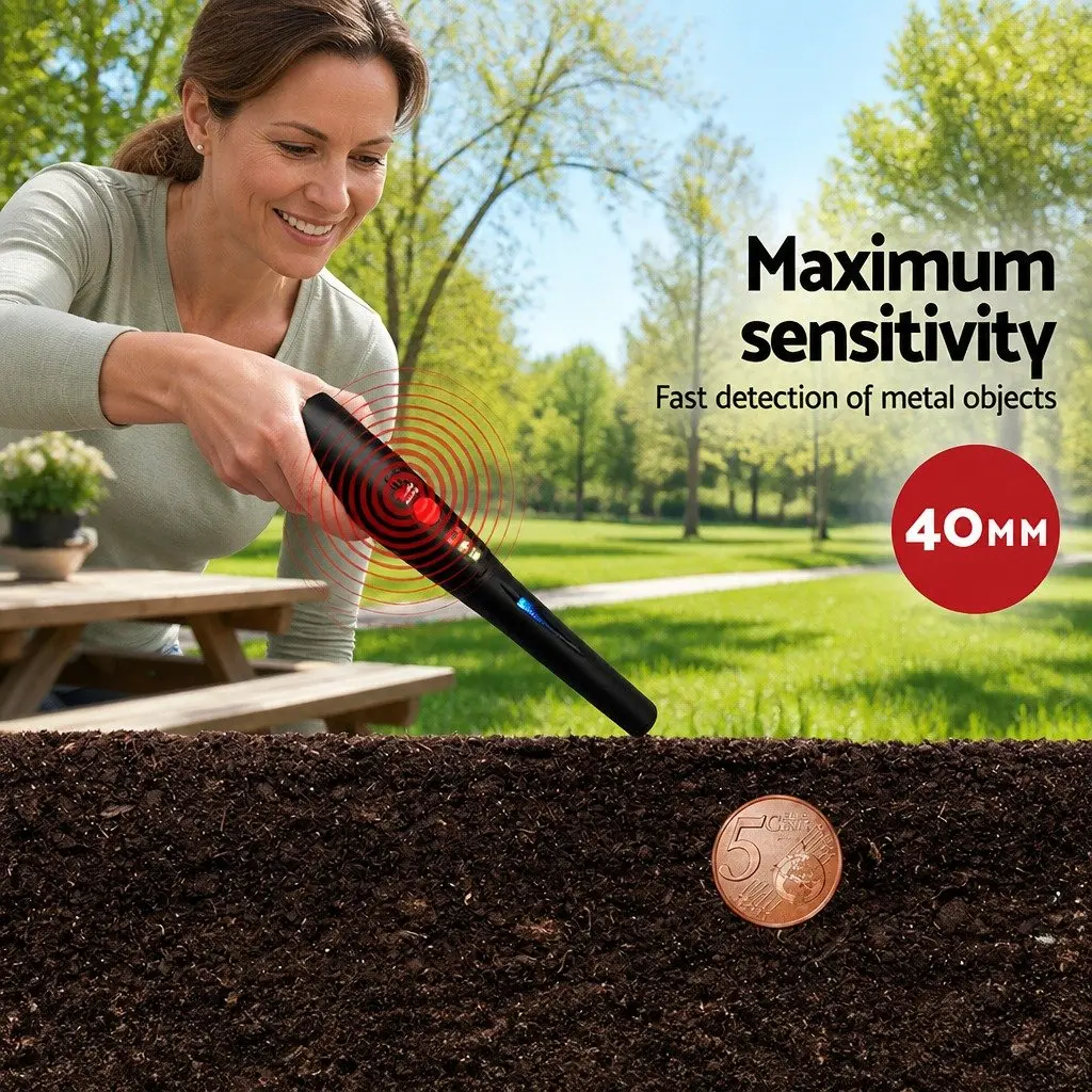 Handheld Pinpointer Metal Detector 40MM Sensitive Waterproof Automatic Hunter