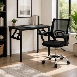 Specifications of Foldable Computer Desk and Mesh Chair