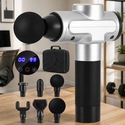 Specifications of Silver Massage Gun with 30 Speeds