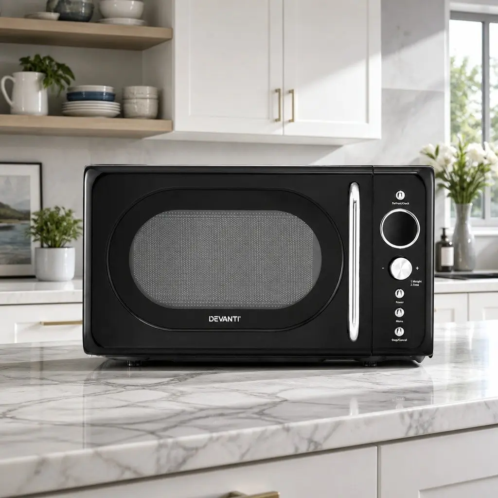 Microwave Oven Kitchen 20L Digital Black 700W