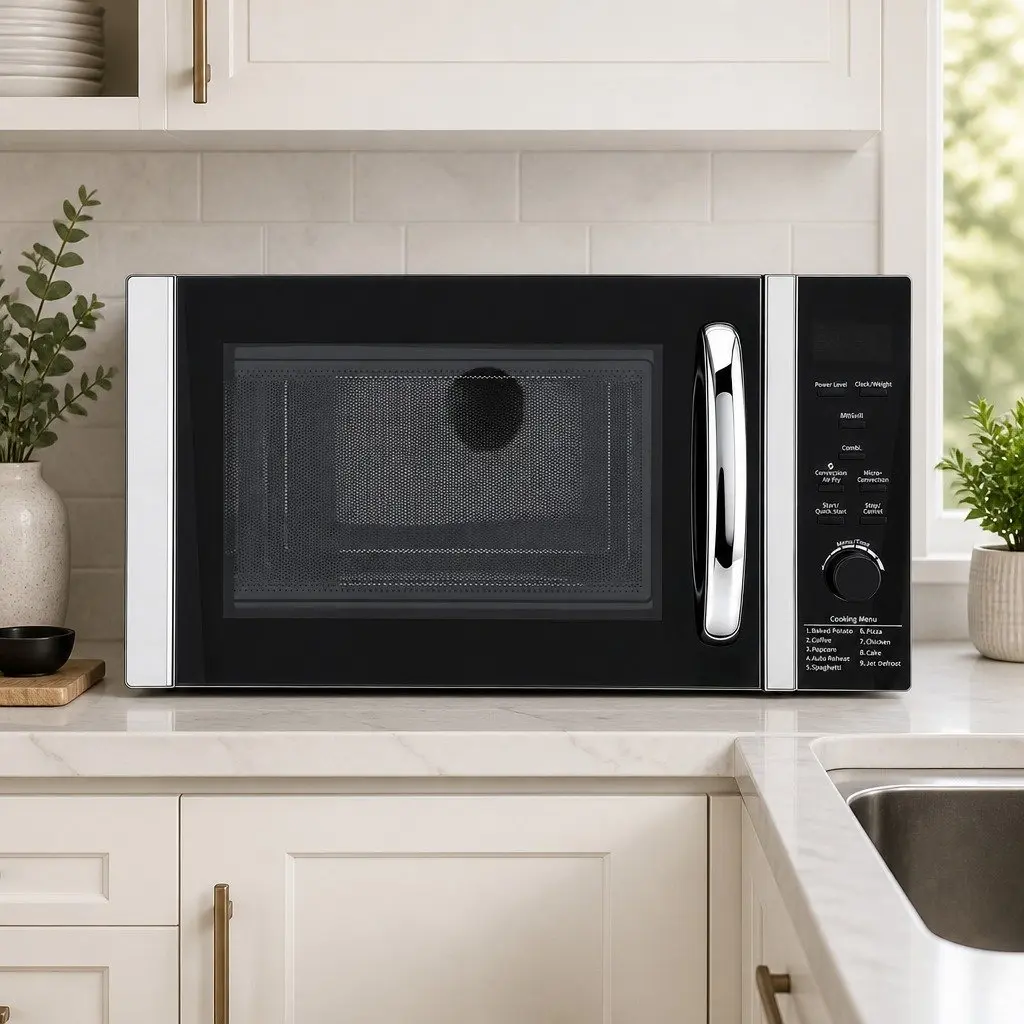30L Microwave Oven 4-in-1 Air Fryer Convection Grill Digital Cooker LED Display