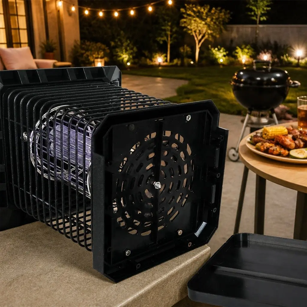 Electric Mosquito Killer Lamp Solar USB Rechargeable Indoor Outdoor Bug Zapper