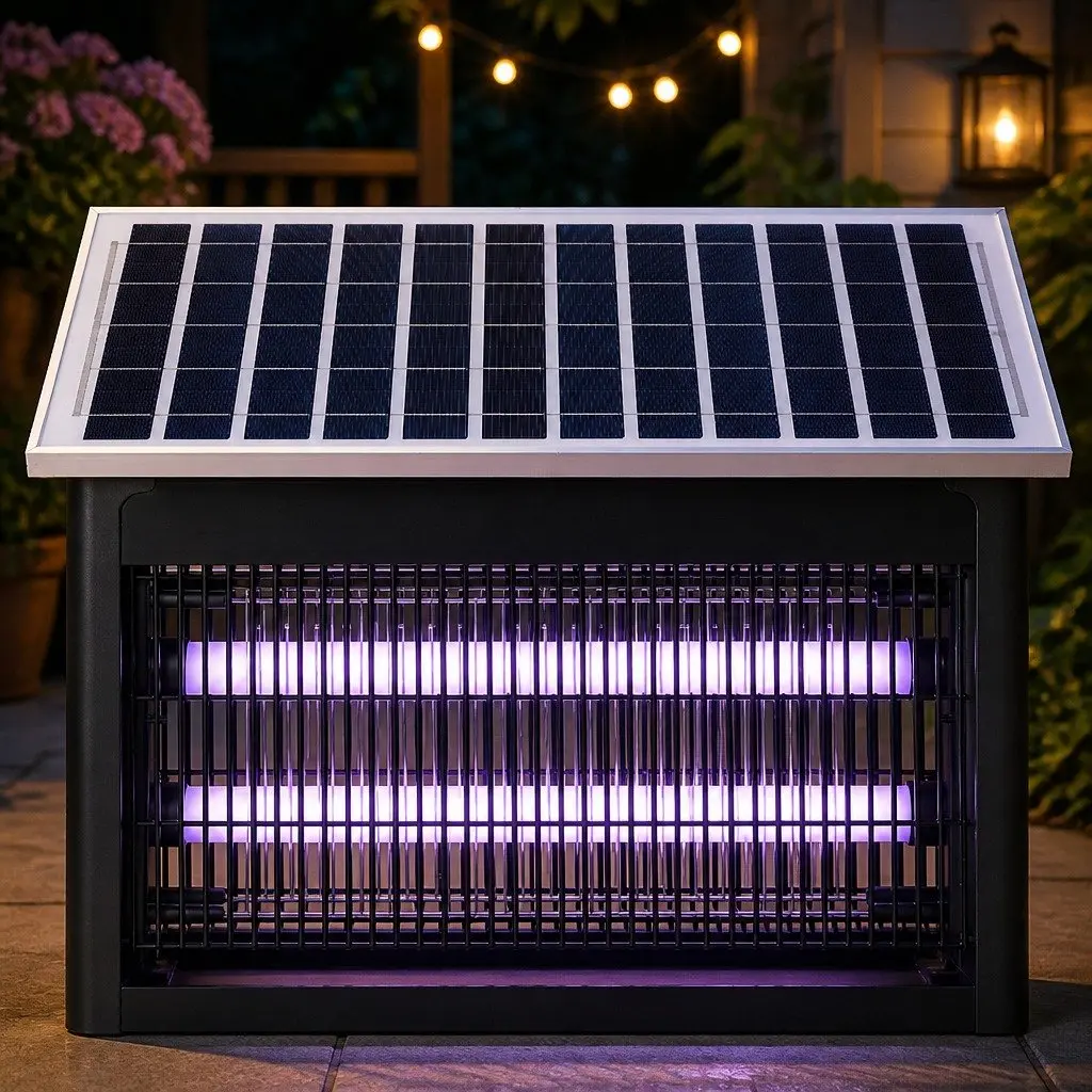 Electric Mosquito Killer Lamp Solar USB Powered Indoor Outdoor Bug Zapper