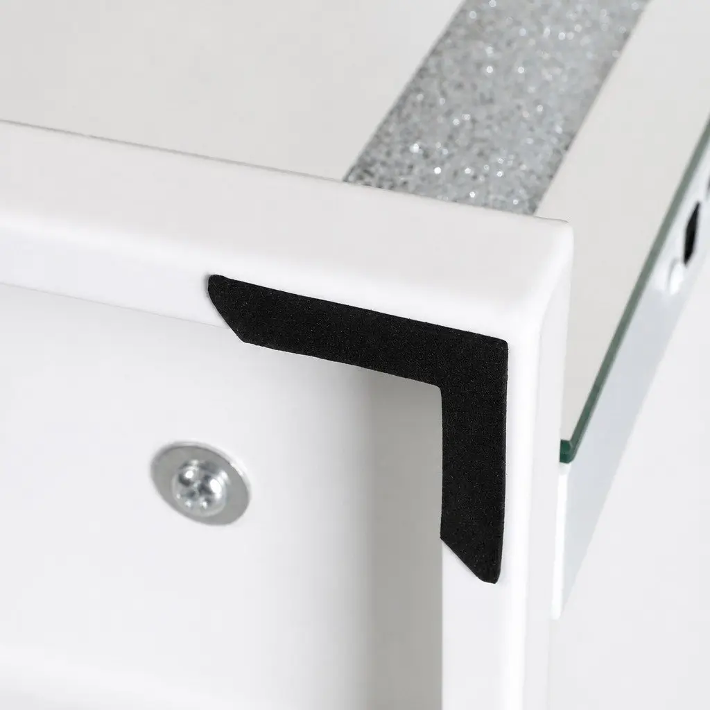 Vanity Makeup Mirror Large Tabletop Wall Mount Touch Control LED Lighting 5x Magnification