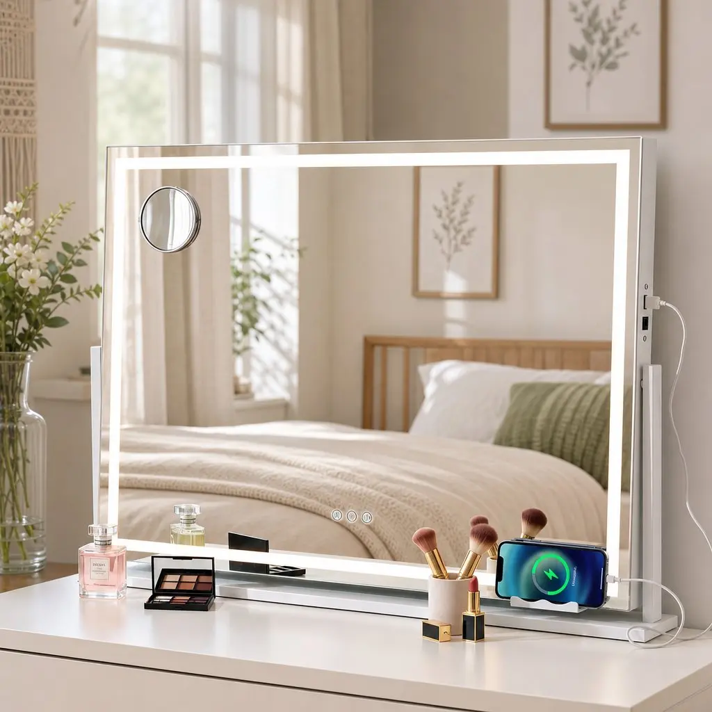 100x70cm LED Lighted Vanity Mirror