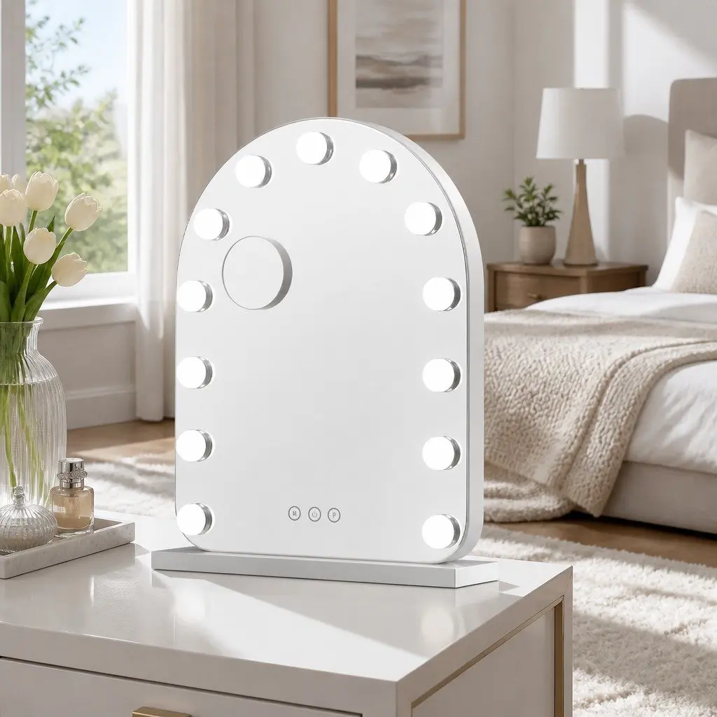 Makeup Mirror 40x50cm LED with 5x Magnifier