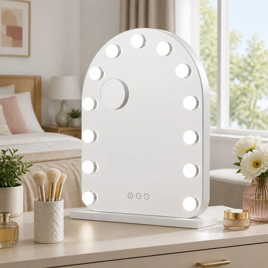Makeup Mirror 40x50cm LED with 5x Magnifier