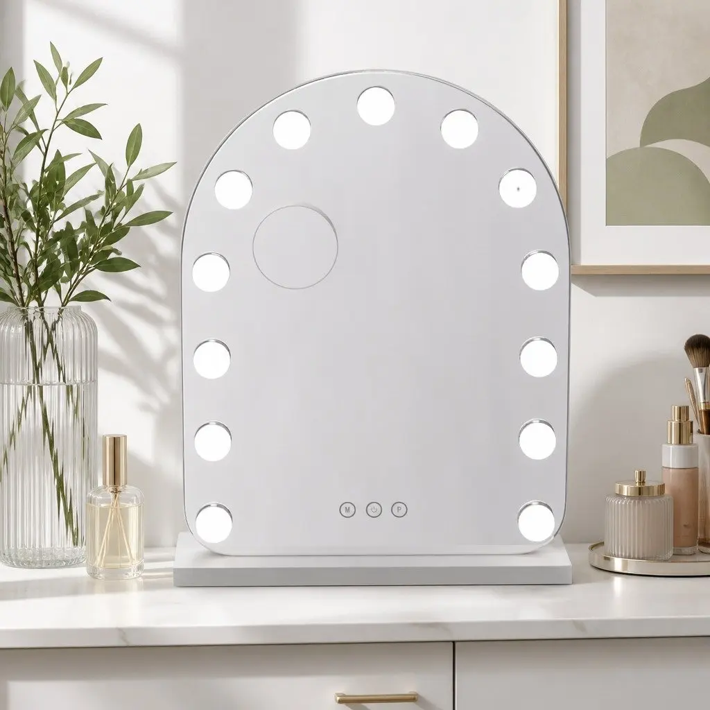 Makeup Mirror 40x50cm LED with 5x Magnifier